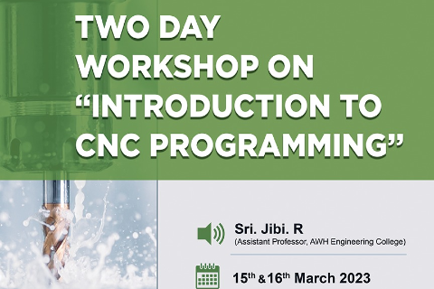 Two Day Workshop on CNC Programming