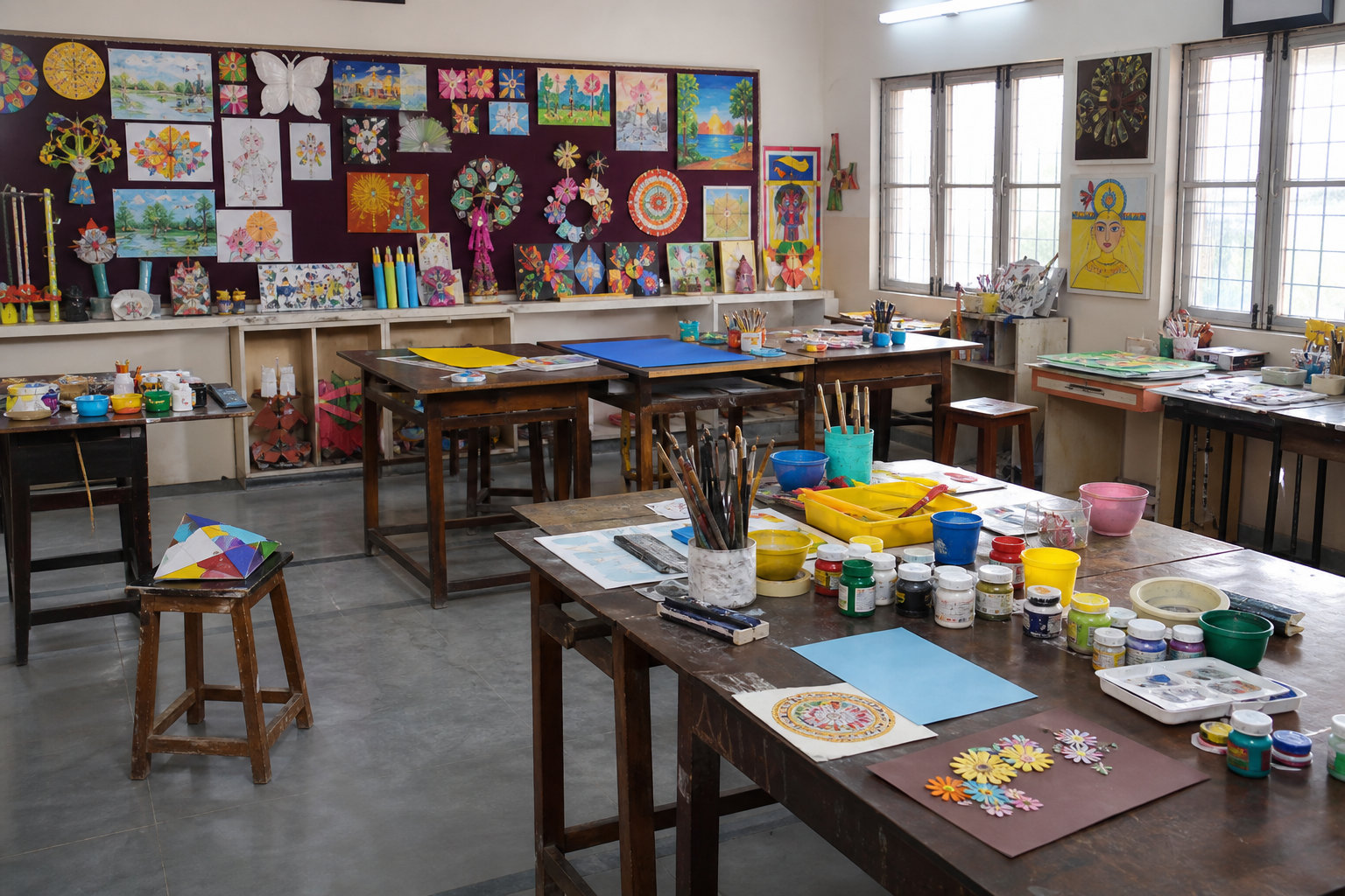 Arts and craft room